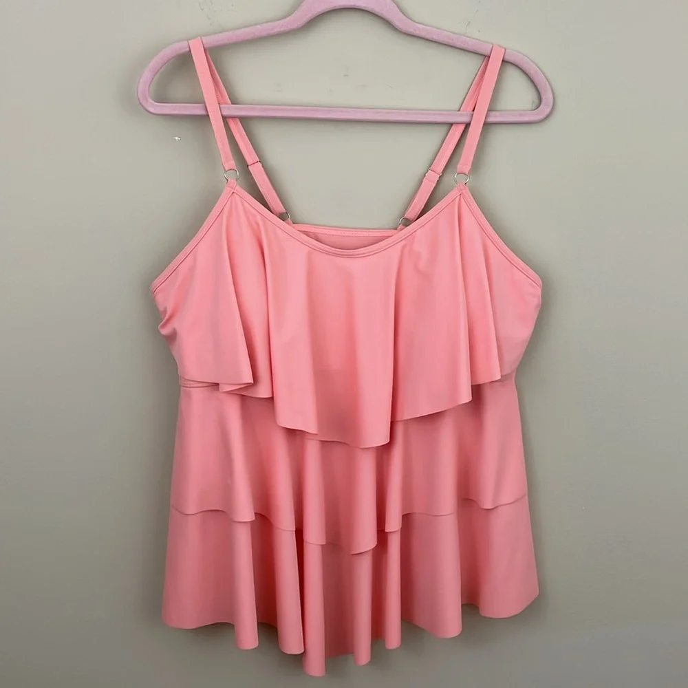 Swim Tankini - tiered XXL plus